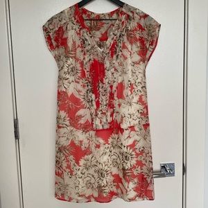 Pink Floral Summer Dress